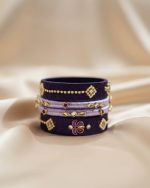 Handmade silk Kundan Churi | Bangle